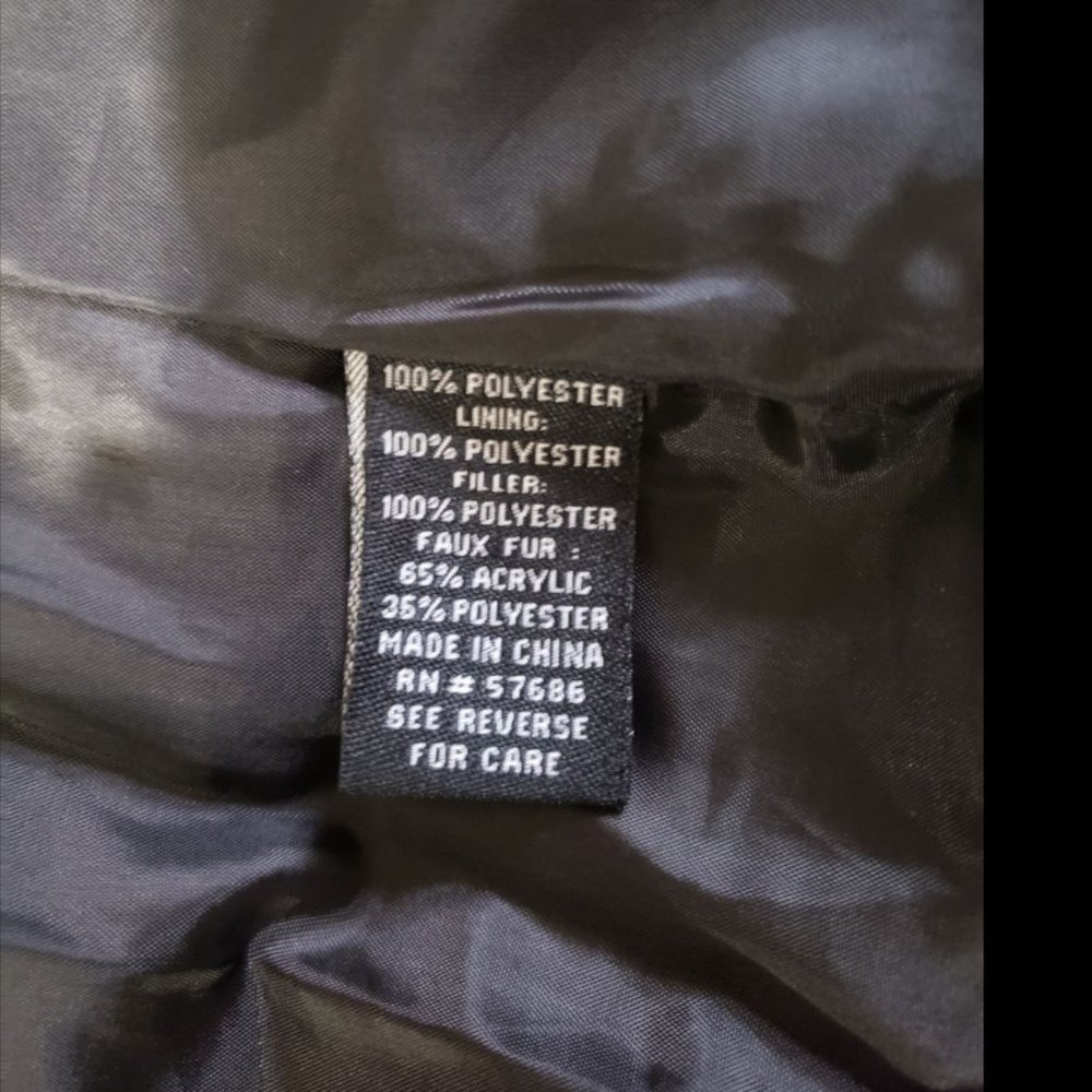 Black Rivet winter jacket - Picture 6 of 6